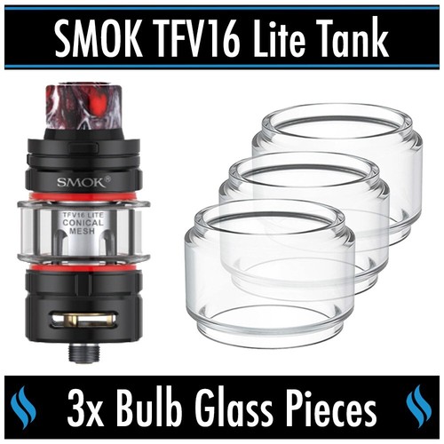 3x SMOK Bulb Bubble Fatboy Fat Boy Glass Pieces All SMOK Kits and Tanks 2ml TPD - Picture 16 of 70