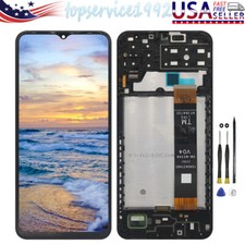 LCD Touch Screen Digitizer Assembly Frame For Samsung Galaxy A13 4G A135F