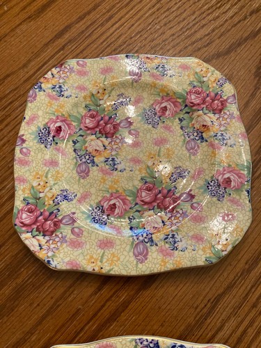 Set of 6 Royal Winton Grimwades Welbeck Chintz Made in England Dessert Plate - Picture 2 of 17