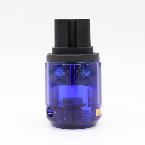 1x Female IEC Connector Rhodium Power Plug HIFI IEC Plug - Picture 5 of 7