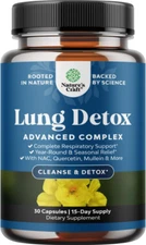 Quit Smoking Aid - Lung Cleanse & Detox Pills - Made in USA - Helps to Clear Lun