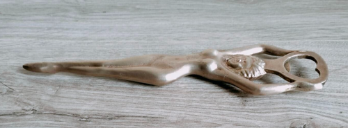 Akt Mädchen Dame Vintage Bronze Flaschenöffner Nackte Frau Kneipe Bar Deko - Bild 8 von 8