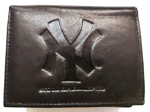 New York Yankees Championship Leather Trifold Wallet*