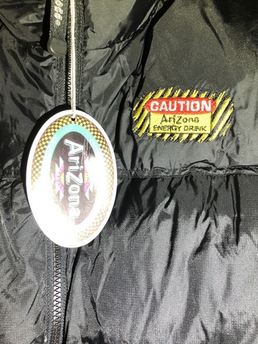 RARE 1 OF A KIND, ARIZONA ICED TEA ENERGY DRINK INSULATED VEST. SIZE SMALL - Picture 4 of 8