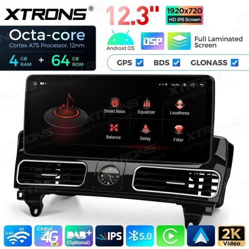 AUTORADIO GPS Mercedes ML GL Android 13 XTRONS QLM2245M12ML45 12,3" NTG 4.5/4.7 - Bild 12 von 16