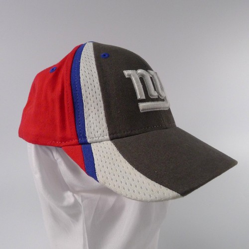 VTG New York Giants Reebok Gray Red Blue Strap back Adjust Cap Hat Football NFL - Picture 3 of 10