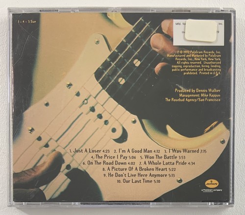 ROBERT CRAY I Was Warned Audio CD 1992 Mercury Blues Guitar Just A Loser - Picture 2 of 5