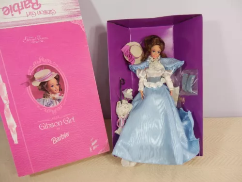 VTG 90s Gibson Girl Barbie Doll 1993 Great Eras Collection Mattel