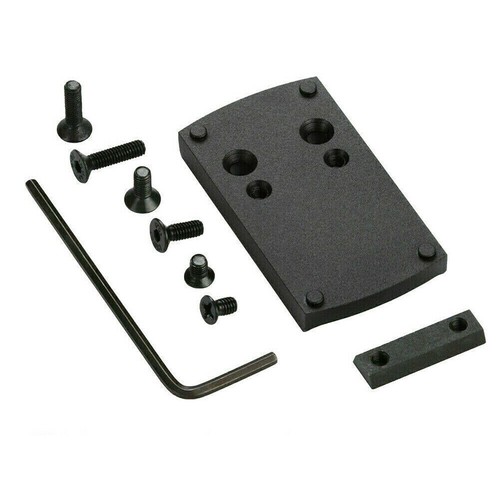 Universal Pistol Red Dot Sight Mount Plate Base For Taurus Glock 17 19 22 23 26 - Picture 3 of 12