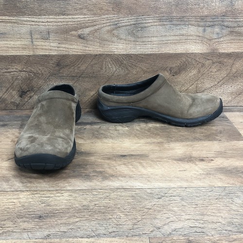 Merrell Dark Grey Suede Casual Slip On Walking Brown Shoes Women’s Size 7.5 - Picture 4 of 7
