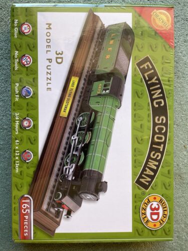 Flying Scotsman 3D Puzzle 165 Piece Train Model Cheatwell Sealed