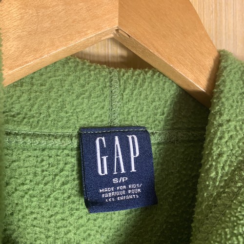 VTG Gap Hoodie Youth Small Green Long Sleeve Boy's Embroidered Y2K Pullover - Picture 7 of 13