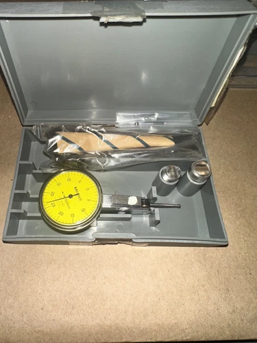 MITUTOYO DIAL TEST INDICATOR NO. 513-224F 0.01MM WITH HOLDER