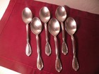Set Of 6 Place Oval Soup Spoons Noritake SERENADE 18/8 Stainless Japan 7 1/4"