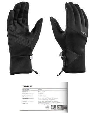 Leki Traverse schwarz Ski Handschuhe Winterhandschuhe Unisex 650809301