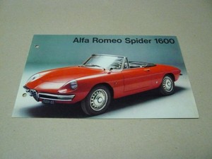 Alfa Romeo Spider 1600 Duetto 1966 1969 Prospekt Ebay