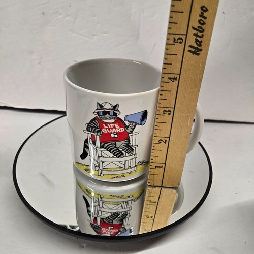Vintage Kliban The Cat Coffee Mug Cup Kiln Craft Made In England Dishwasher Safe - Picture 9 of 9