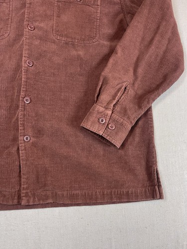 Nat Nast Corduroy Shirt Men’s L Brown Long Sleeve Button Up Cotton Lined Sleeves - Picture 4 of 9
