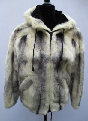 SHEARED MOCHA ROSE BEAVER  &  FOX FUR Stroller MED-LAR. SIZE XL              YX3