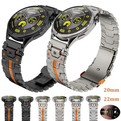 Edelstahl Metall Armband für Huawei Watch GT /GT2 2e 46mm 42mm/ GT3/GT4 /GT5 Pro