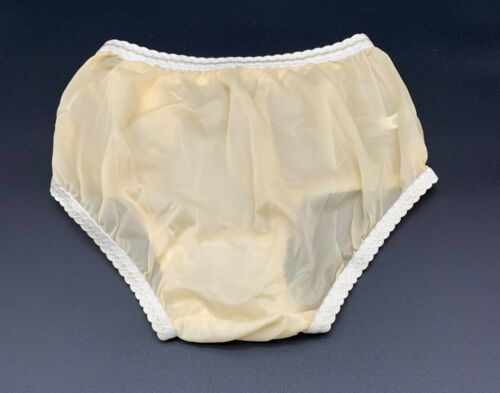 Vtg Warners Pure Luxury Sheer Silky NOS Gusset Nylon Granny Panties Sz 10 - Picture 9 of 13