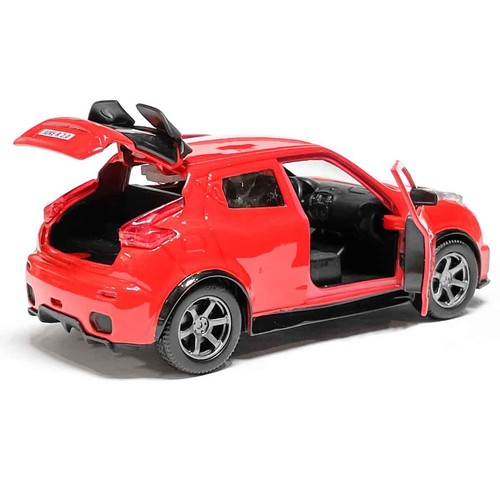 Nissan Juke-R 2.0 Metal Diecast Car Scale, Collectible Toy Cars, Model Red, 1/36 - Picture 4 of 6