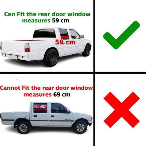 Glass Run Door Channel Rear LH Fits ISUZU TFR Chevrolet LUV 4Door 1989-97 E11 - Picture 2 of 7