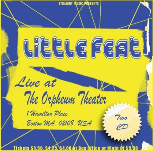 LITTLE FEAT-LIVE AT THE ORPHEUM THEATER. BOSTON 1975 CD  Japan - Picture 3 of 3