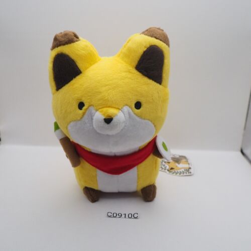 Tanuki to Kitsune C0910C Fox Plush 7" TAG Stuffed Toy Doll Japan - 第 1/8 張圖片