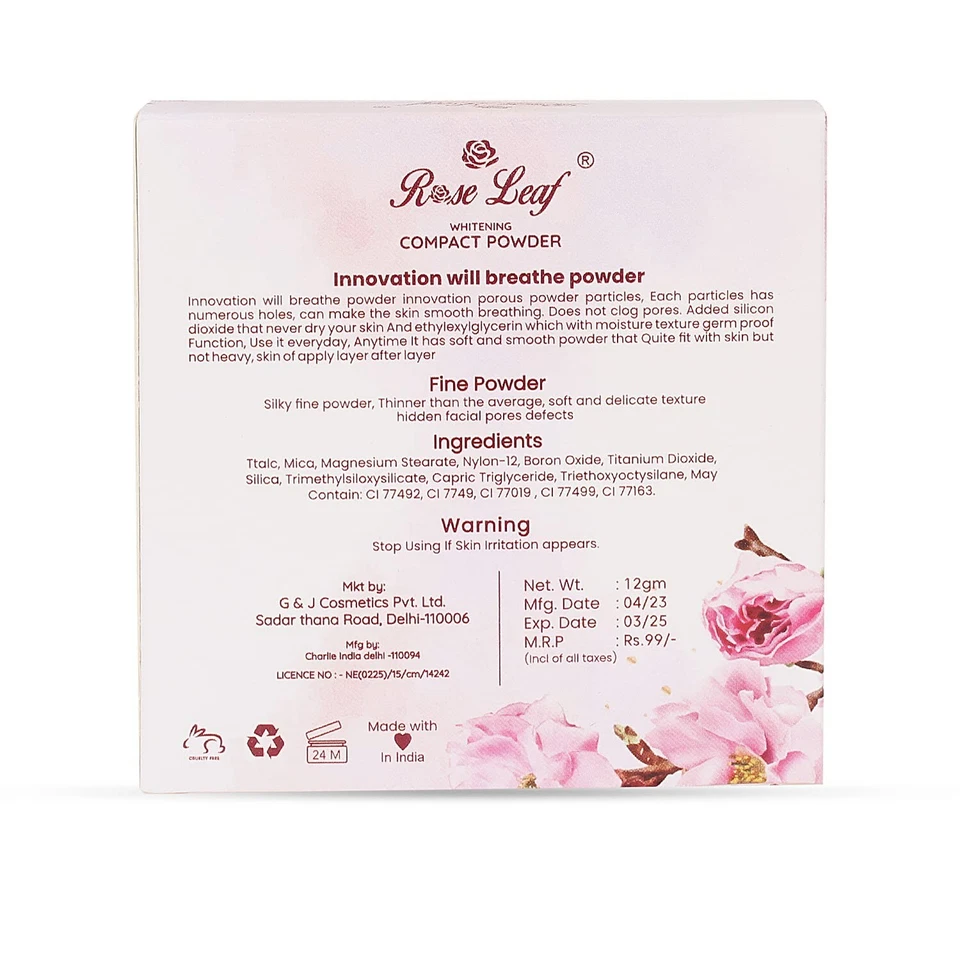 Whitening Compact Powder Prime & Fine 12 gm Pack of 1 Keep the matte & absorb - Image 4 of 4