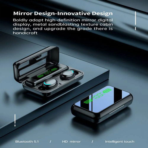 R11 TWS Bluetooth Earbuds, Wireless In-Ear with LED Display & Noise Reduction - Picture 2 of 12