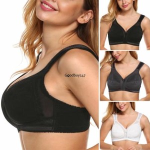 Women-wire-free-seamless-full-figure-wide-strap-bra-size-36-44-cup-DD-G