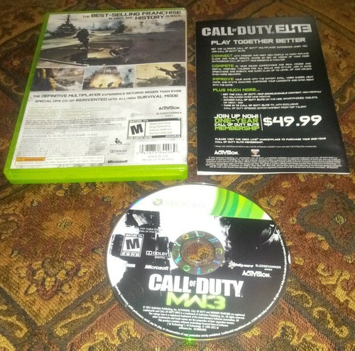 Call of Duty: Modern Warfare 3 (Microsoft Xbox 360) completo con estuche y libro - Imagen 2 de 4