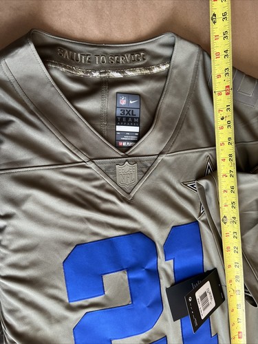 Nueva con etiquetas Camiseta Nike NFL Dallas Cowboys Elliott #21 Salute to Service Talla 3XL - Imagen 9 de 10