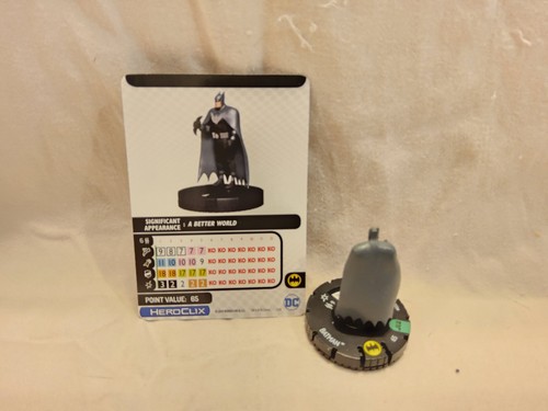 DC HEROCLIX: JUSTICE LEAGUE UNLIMITED #022 BATMAN w/ CARD - Picture 2 of 2