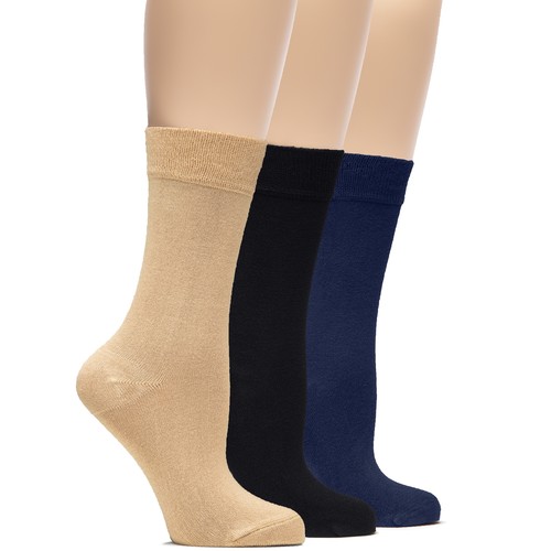 Calcetines de vestir de bambú para mujer, trausers, informales, suaves, 6-9 9-12 - Imagen 53 de 67
