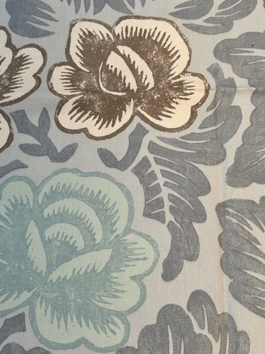 Designers Guild Fabric Sample 18.5” x 17.5” Havana 100% Cotton Blue Tropical - Picture 19 of 21