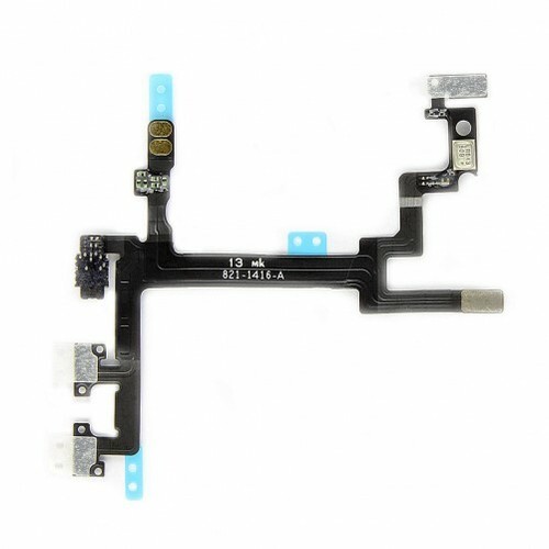 NAPPE BOUTON POWER VOLUME IPHONE 5 VIBREUR MARCHE ARRET ON OFF NEUF - Imagen 11 de 12