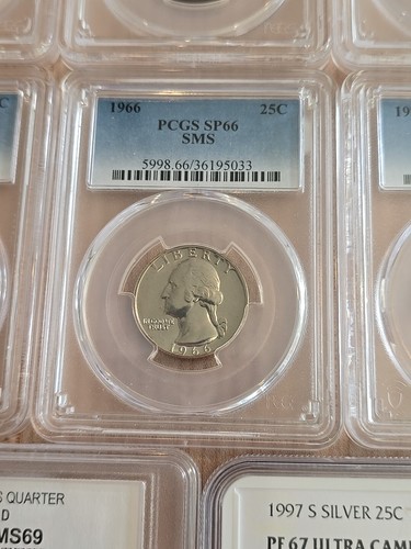 Lot Of 11 PCGS and NGC Graded Washington Quarters Estate Coin Collection Find - Picture 8 of 12