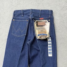 VTG NWT Wrangler Jeans Women's 11x32 Waist 28" Black Cowboy Cut 14MWZWK USA