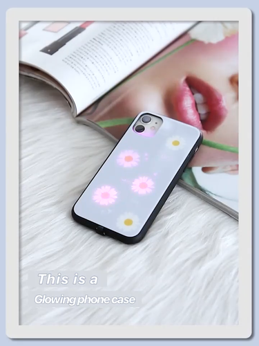 Daisy Flower Incoming Call Light Flashing Phone Case For iPhone 7/8/11/12 - Video 1 of 1