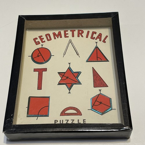 Vtg Geometrical Puzzle B Shackman Child Adult Shapes Dexterity Coordination New - Picture 4 of 7