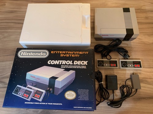 Nintendo Entertainment System NES Control Deck Console CIB Complete Box - Picture 2 of 24