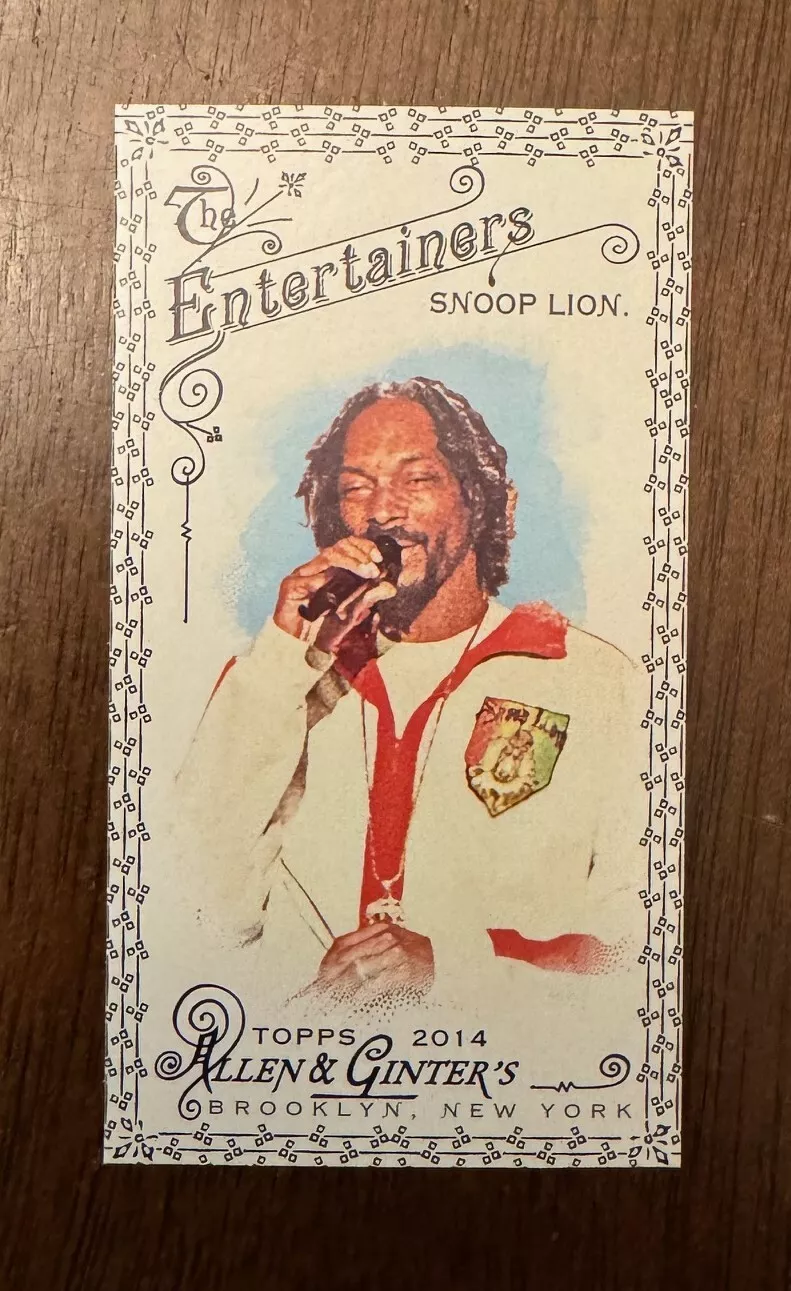 Snoop Lion trading card