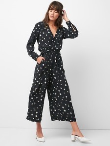 gap floral jumpsuit