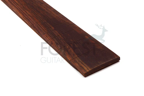 Cocobolo Guitar Fretboard, Fingerboard 24.75" Gibson, Slotted Compound Radius
