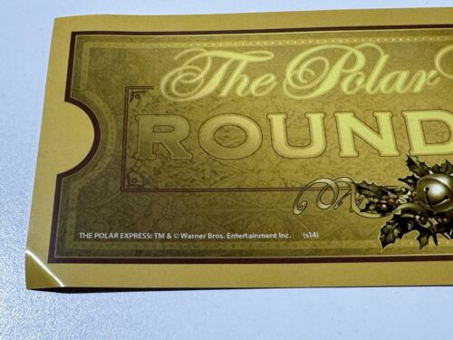 The Polar Express Train Ride Round Trip Ticket 1225 - Picture 3 of 6