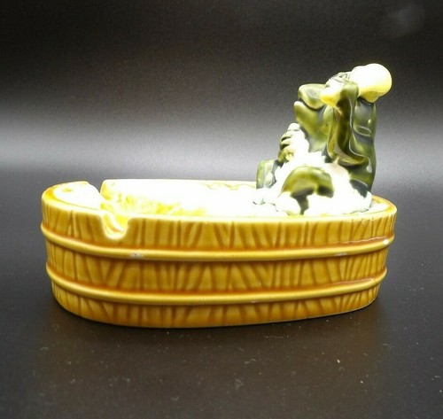 TENNESSEE Frog ASHTRAY Circus Circus / Scotty FROG in Bubble Bath Cigarette VTG - Picture 4 of 12