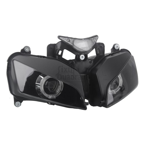 LED Doppelte Engelsaugen Scheinwerfer Frontleuchte Für Honda CBR1000RR 2004-2007 - Picture 8 of 24
