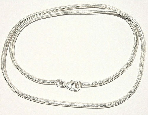 CHAINS 6 STYLES SOLID STERLING SILVER "NOT CLAD PLATED OR FILLED" NEW AUZ SELLER - Picture 8 of 8